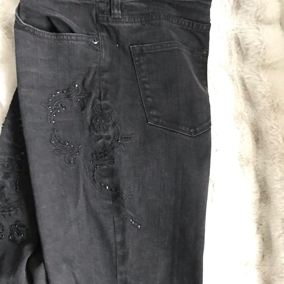 Ralph Lauren Premium Beaded Embroidered Jeans - Picture 6 of 9
